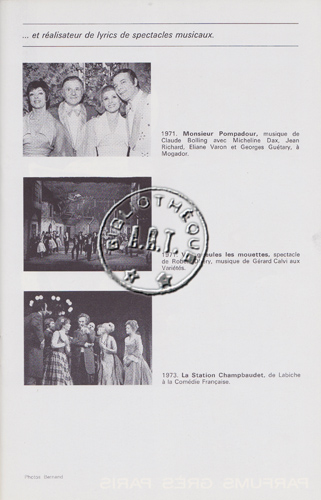 Les programmes de Théatre de l\